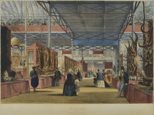 Aus "Dickinsons umfassende Bilder der Großen Ausstellung von 1851", veröffentlicht 1854 Indien Nr. 6, 1854