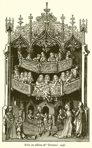 Aus einer Ausgabe von Terence, 1496 von English School