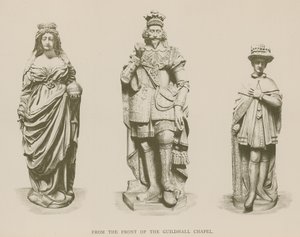 Von der Vorderseite der Guildhall-Kapelle von English School