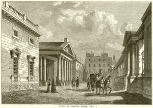 Front von Carlton House, 1820 von English School