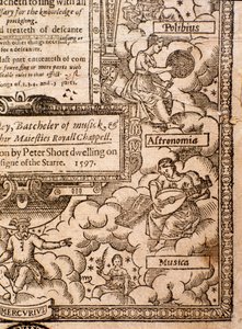 Frontispiz aus A Plaine and Easie Introduction to Practicall Musicke von Thomas Morley, Detail, 1597 von English School