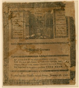 Frostjahrmarkt von 1740 (Souvenir) von English School