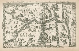 Frostmesse von 1814 von English School
