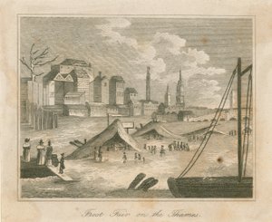 Frostmesse von 1814 von English School