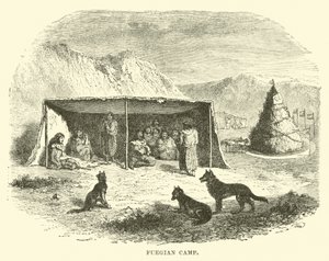 Feuerlandlager, Feuerland, 1890 von English School