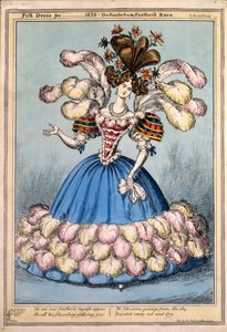 Gala-Kleidung für _ 1828 - Gewidmet der gefiederten Rasse, 1828 von English School