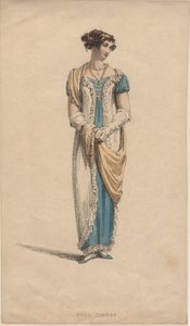 Vollkleid, 1817 von English School