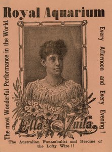 Seiltänzerin Ella Zuila