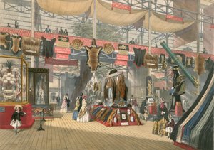 Pelz- und Haarabteilung der Großen Ausstellung von 1851 von English School