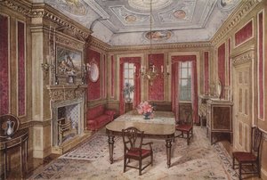 Einrichtung für ein frühes 18. Jahrhundert Esszimmer von English School