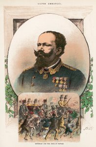 Garibaldi und der König in Neapel von English School