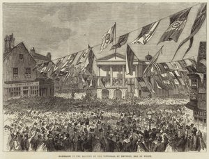 Garibaldi in England von English School