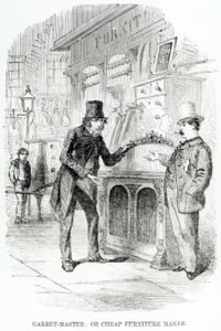 Garret-Meister oder billiger Möbelmacher, ca. 1840