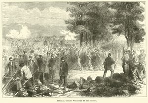 General Trochu von den Truppen begrüßt, Dezember 1870 von English School