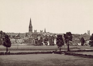 Gesamtansicht von Exeter von English School