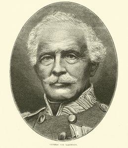 General Von Hartmann, Oktober 1870