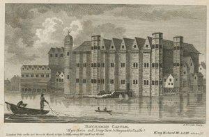 Allgemeine Ansicht von Baynards Castle von English School