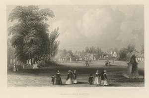 Gesamtansicht des Kensall Green Cemetery von English School