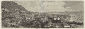 Gesamtansicht von Victoria in Hongkong von English School