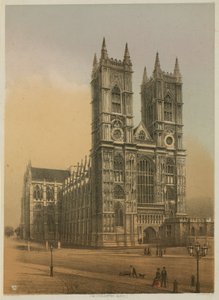 Gesamtansicht der Westminster Abbey von English School