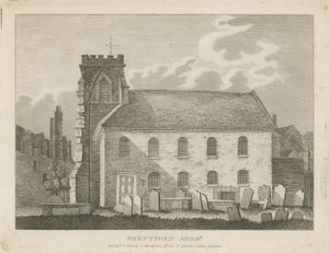 Gesamtansicht eines Friedhofs in Brentford von English School