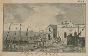Allgemeine Ansicht der Bäder in Brighton von English School