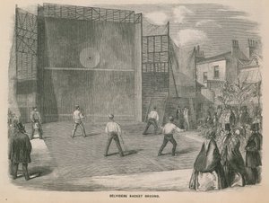 Gesamtansicht des Belvidere-Schlägerplatzes von English School