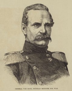 General von Roon, preußischer Kriegsminister (Stich) von English School