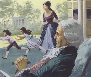 George Washington im Alter von English School