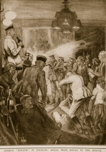 Deutsche Kultur in Excelsis: Royal Irish Rifles zur Rettung, 1914-19 von English School