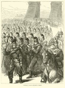 Deutsche Truppen betreten Paris, März 1871 von English School