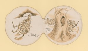 Geister - Affen und Eule von English School