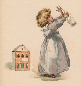 Mädchen mit Puppe von English School