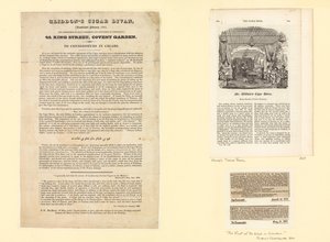 Gliddons Cigar Divan, gegründet im Februar 1825 von English School