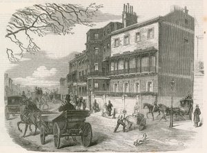 Gloucester House, Piccadilly, London, die Residenz der verstorbenen Herzogin von Gloucester von English School