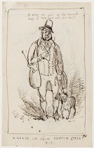Geh weiter, warum ich habe einen Zehn-Pfund-Schein für sie abgelehnt! Ein Leary aus der Tufton Street Pit, ca. 1825 von English School