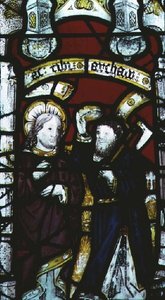 Gott befiehlt Noah, die Arche zu bauen, Noah stimmt zu von English School
