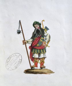 Gog, Illustration einer der Guildhall-Statuen der legendären Riesen von English School