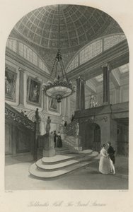 Goldsmiths Hall, die große Treppe von English School