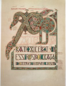 Evangelium nach Matthäus, Seite des zweiten Incipit von English School