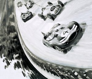 Großer Preis, Monza, Italien, 1957 von English School