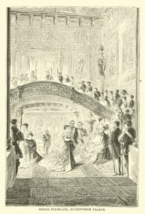 Große Treppe, Buckingham Palace von English School