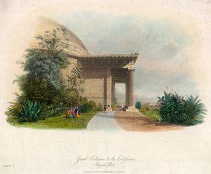 Großer Eingang zum Kolosseum, Regents Park, London von English School