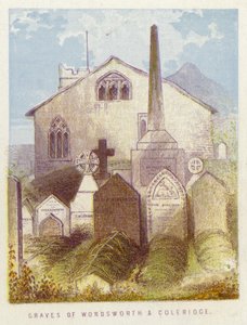Gräber von Wordsworth und Coleridge von English School