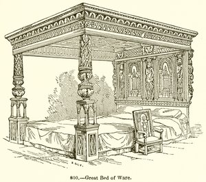 Großes Bett von Ware