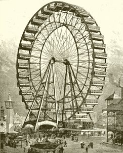 Großes Riesenrad in Chicago