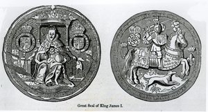 Großes Siegel von James I (1566-1625)