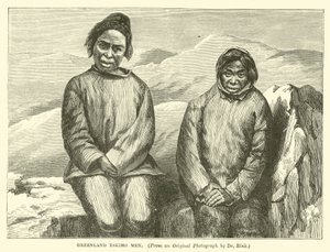 Grönländische Eskimo-Männer von English School