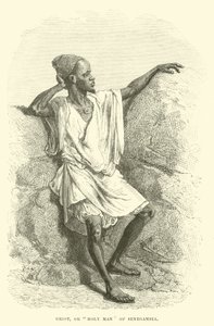 Griot, oder Heiliger Mann von Senegambia von English School