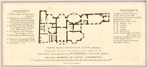 Grundriss des Cremorne House, London von English School